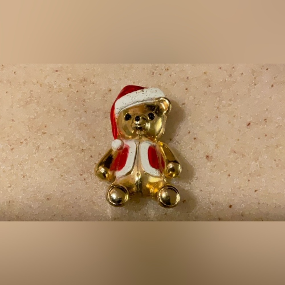 AJC Vinyage Santa Teddy Bear